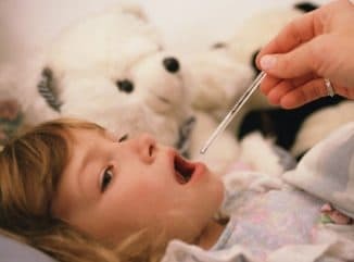 Infektionskrankheit bei einem Kind