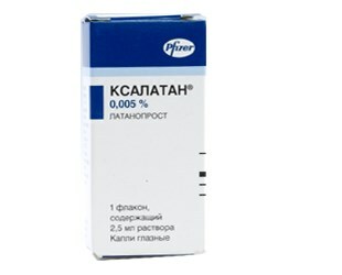 Drops Xalatan - hulp bij de behandeling van glaucoom
