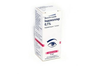 Eye drops Indocollir - fast relief for pain and inflammation of the eyes