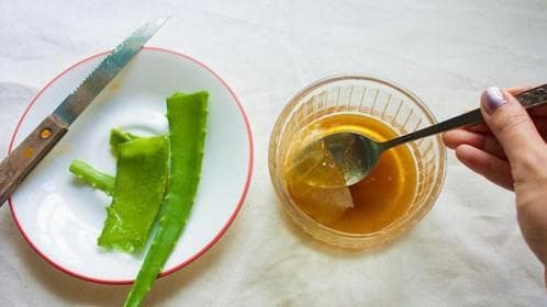 brodo di Aloe e miele con bronchite