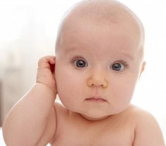 Kako določiti otitis pri dojenčkih