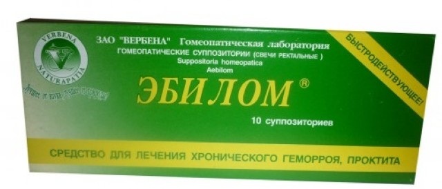 Ebil-Hemorralgin - an effective remedy for bleeding hemorrhoids