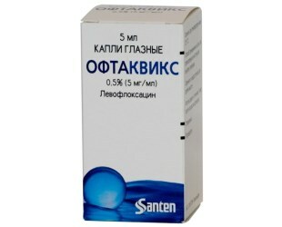Eye drops Oftakwix - treatment of bacterial conjunctivitis
