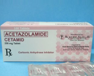 Acetazolamide: indicaties, contra-indicaties, gebruik
