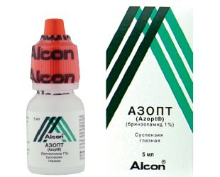 Asopt - a drug for the treatment of glaucoma, reducing intraocular pressure