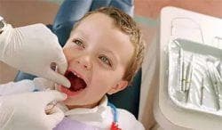 Doenças dentárias em uma criança