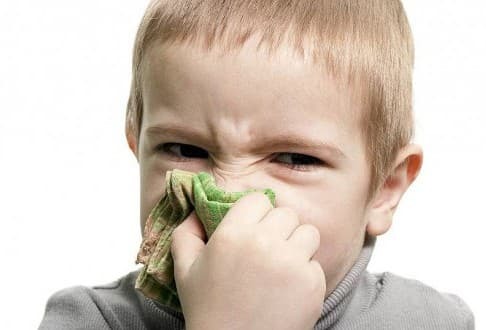 Sinusitis bei einem Kind
