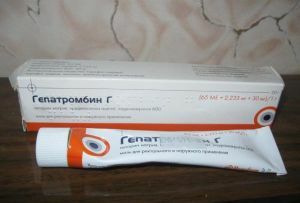 ointment of hepatrombin
