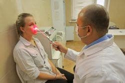 terapia de ultra-som do nariz