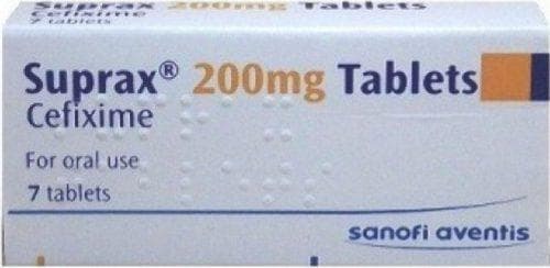 Tablety přípravku Suprax